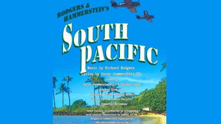 South Pacific poster